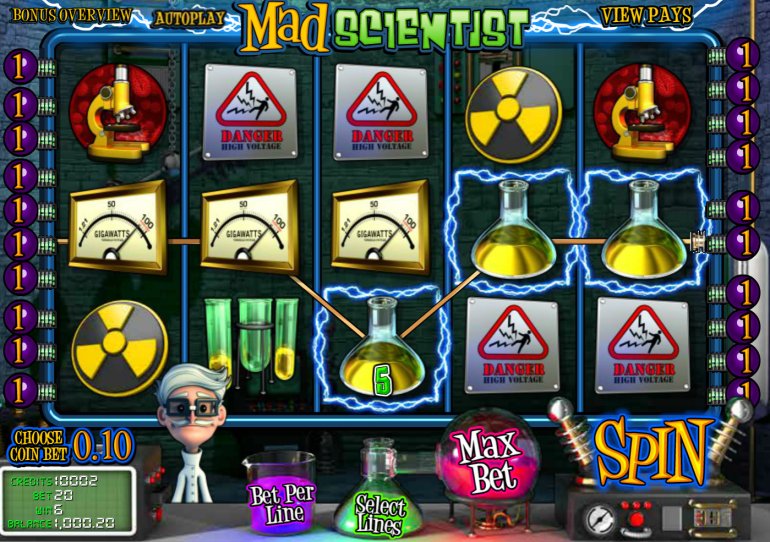 video slot mad scientist